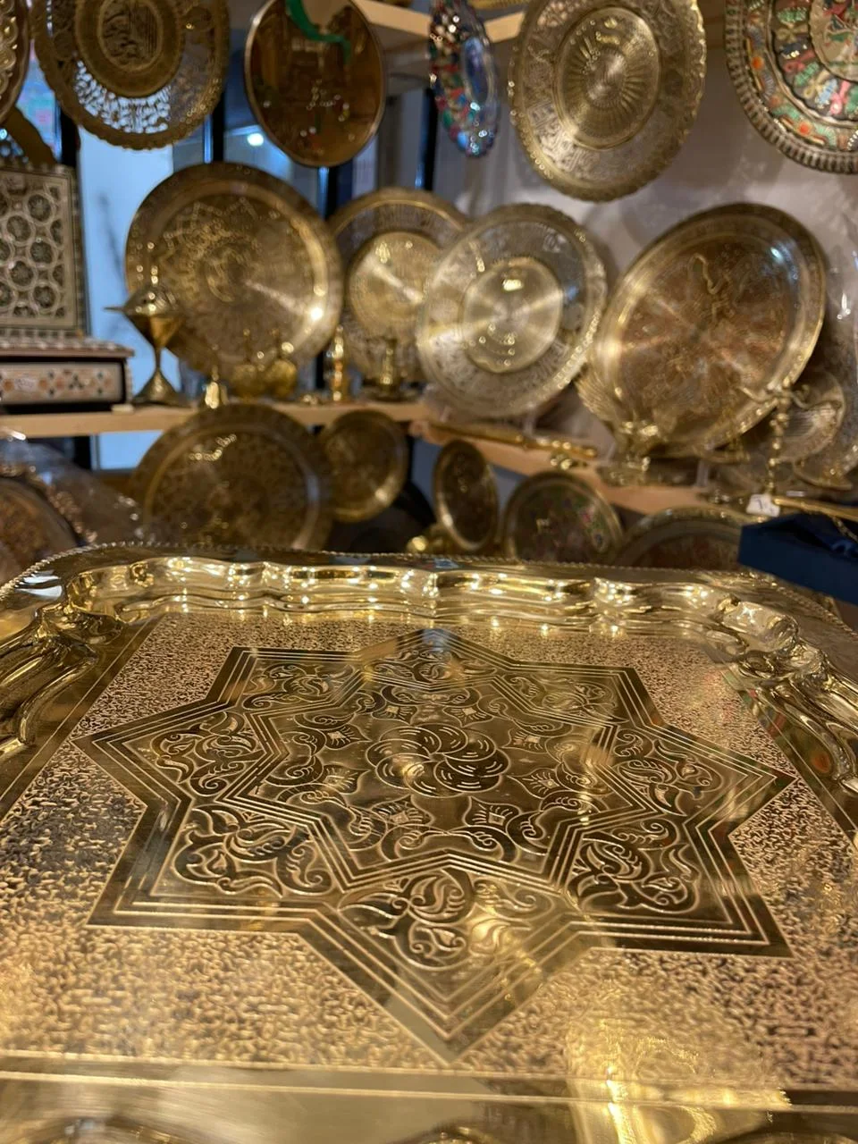 صوانى النحاس بجميع اشكالها ( جوده عاليه )