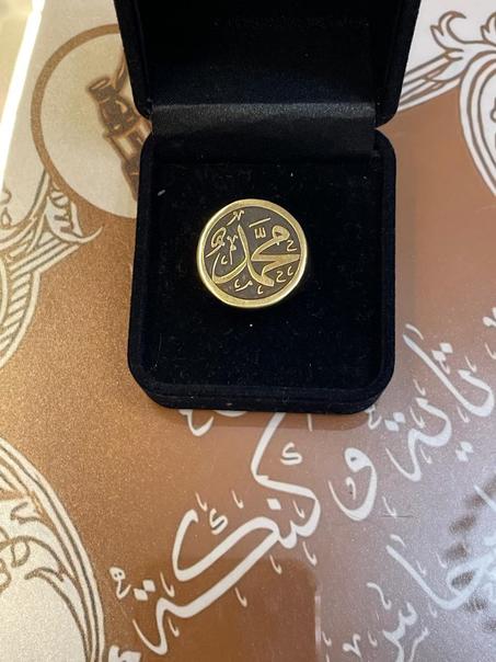 خاتم نحاس اصفر بأسمك او صورتك