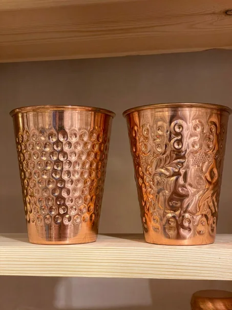 كوب مياه نحاس احمر نقش / داخل قران (جمله)