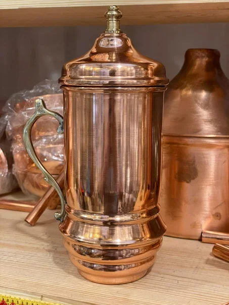 دورق مياه نحاس احمر ( ساده / قران ) (جمله)