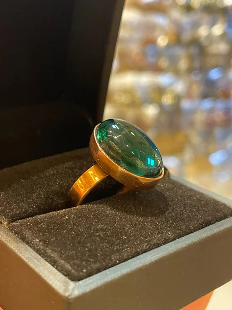 خواتم نحاس احمر بفص