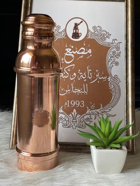 زجاجه مياه نحاس احمر - صغيره