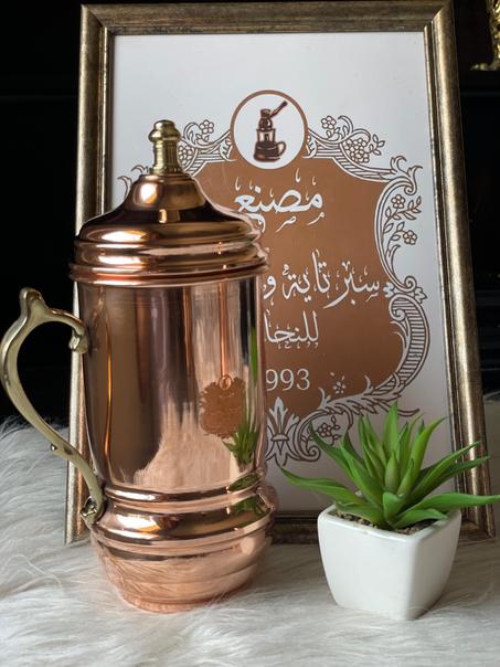 دورق مياه نحاس احمر