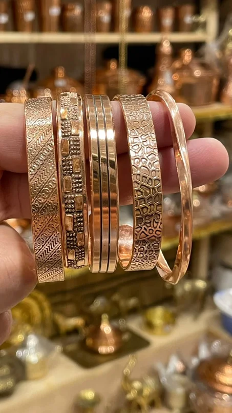 اساور العربى نحاس احمر