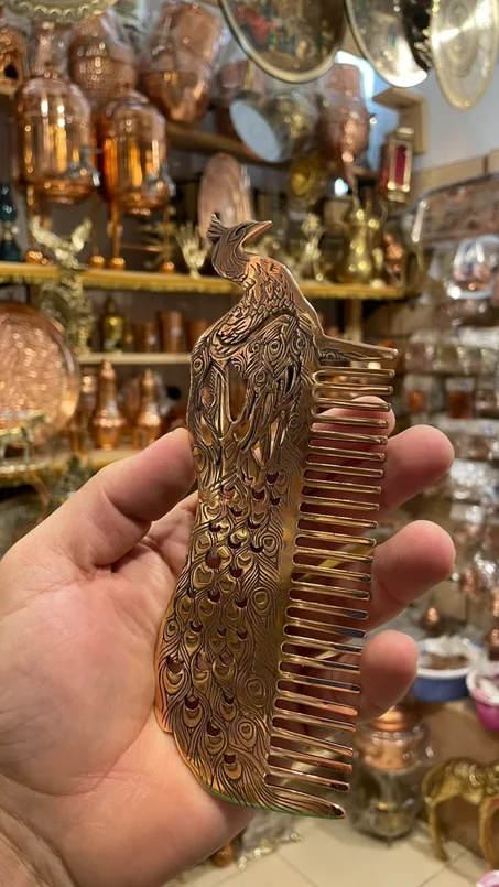 مشط طاووس ( ساده / نقش ) سنون ليزر