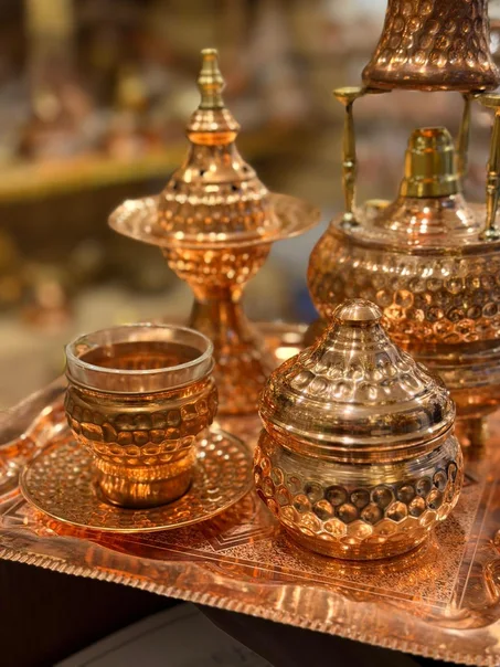 طقم  الشبح  6 قطع نحاس احمر
