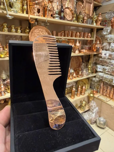 مشط جيب او شنطه نحاس احمر