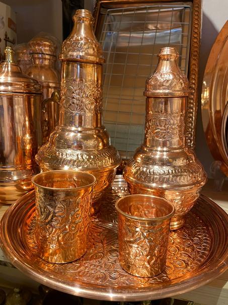 طقم قوله مياه نحاس احمر (تحصين )