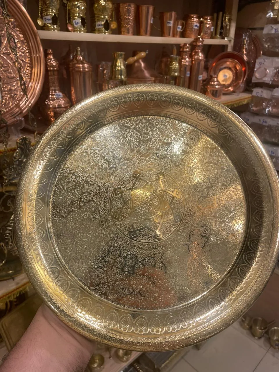 صوانى النحاس بجميع اشكالها ( جوده عاليه )