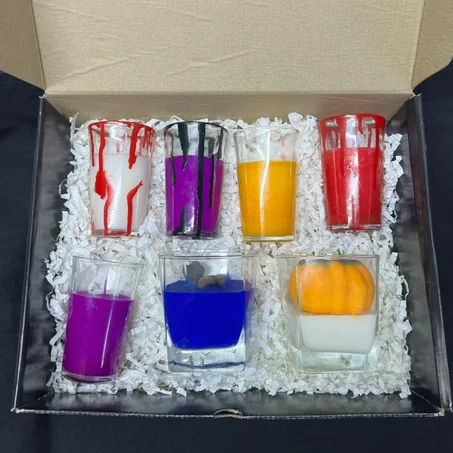 Pack Bougies pour Halloween - 7 Candles