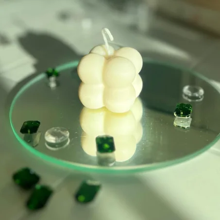 SIMANE LOVE Candle Bubble Bougie parfumée 100% Naturel - Coco