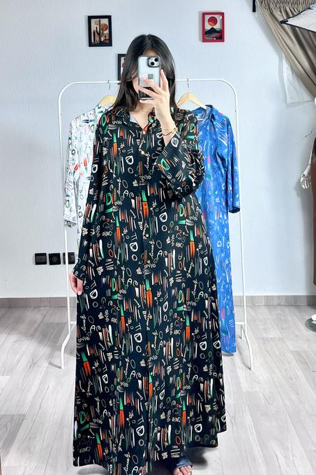 " غوب صيفية مطبوعة – خفة وأناقة بستايل عصري!