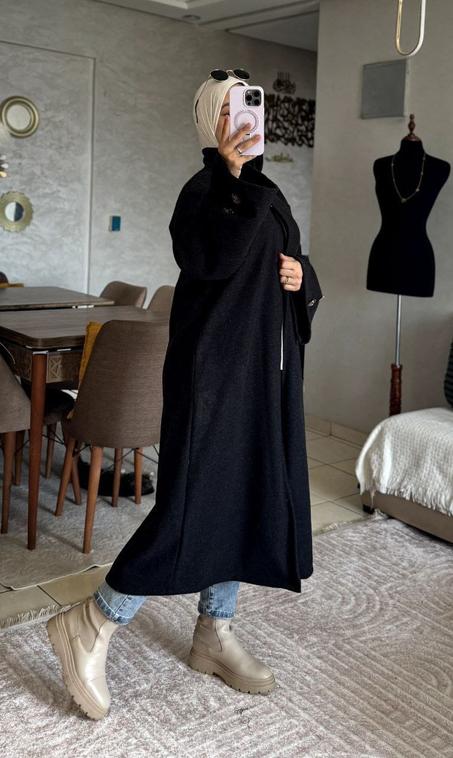 " مونطو طويل بكاشمير فاخر – الأناقة فالستايل والدفء فالإحساس  "