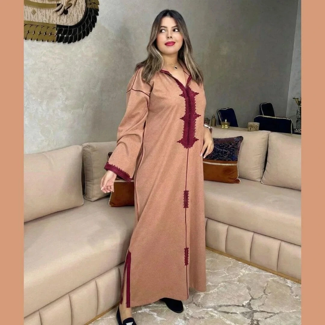 "جلابة شتوية فصالة مخزنية – ثوب دياكونا عالي الجودة"