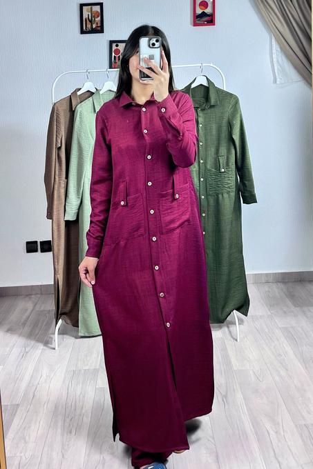 أنصومبل طويل أنيق بثوب "لولان تركيا" – مثالي للمحتجبات والغير المحتجبات  للخروج والمناسبات