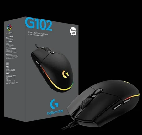 Souris Gaming Logitech G102 – RGB Lightsync & 8000 DPI