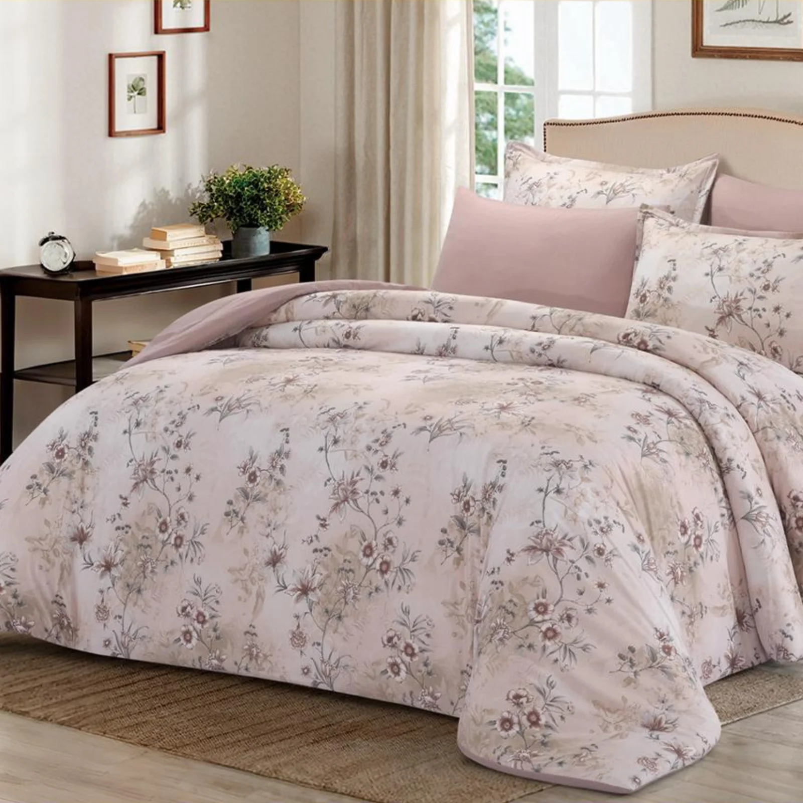 مفرش صيفي كلاسيك كانون 4 قطع للمفرد