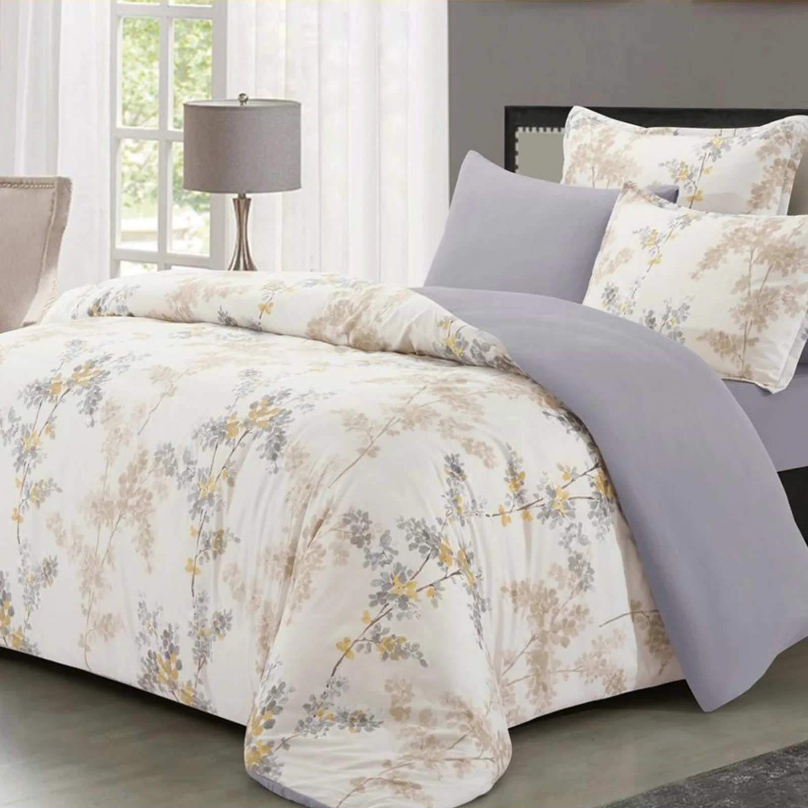 مفرش صيفي كلاسيك كانون 4 قطع للمفرد