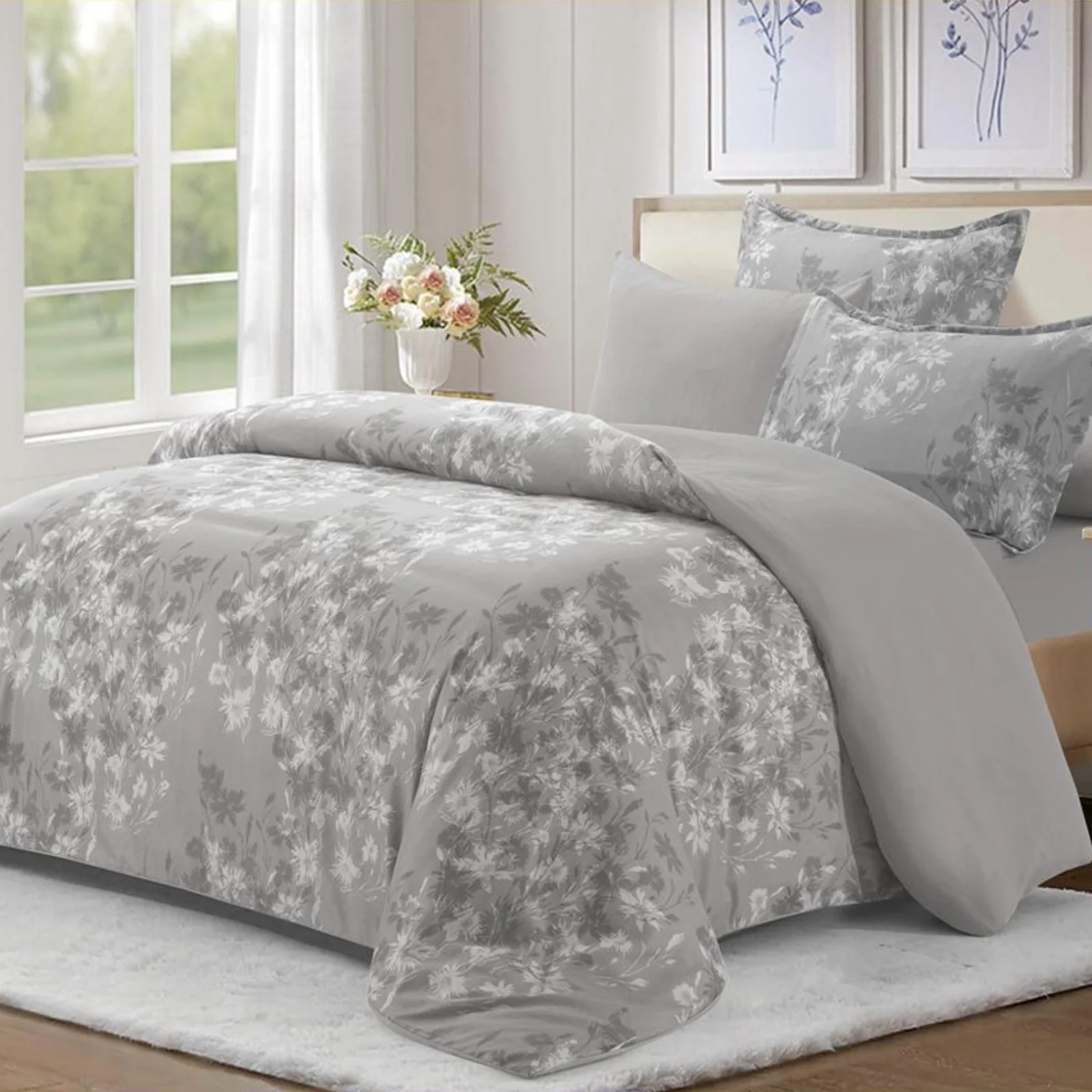 مفرش صيفي كلاسيك كانون 4 قطع للمفرد