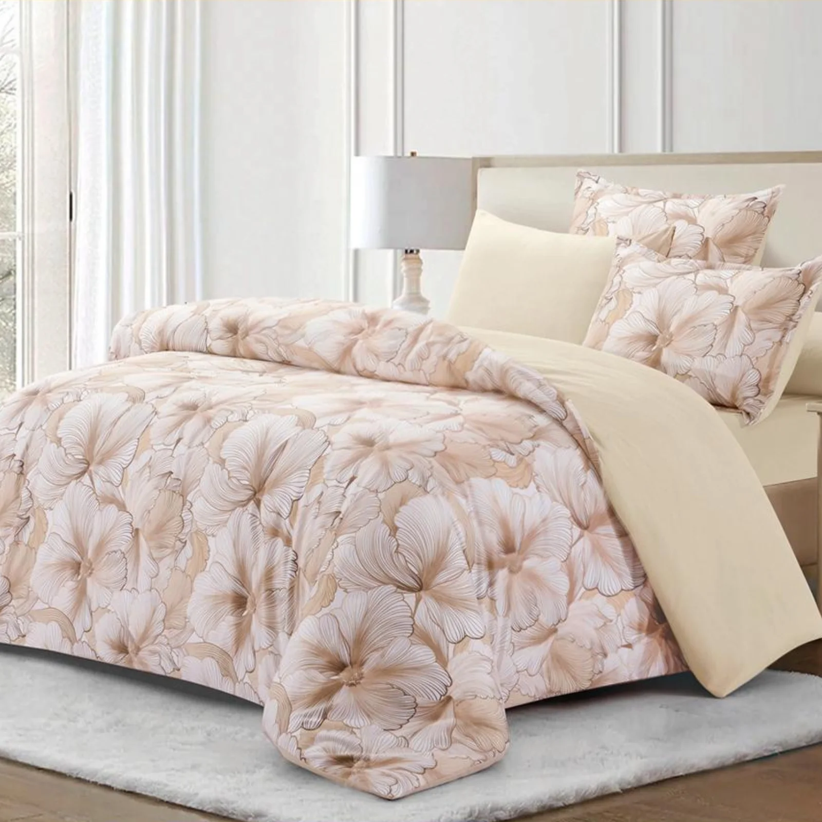 مفرش صيفي كلاسيك كانون 4 قطع للمفرد