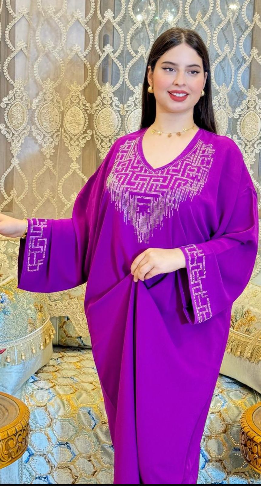 بيجامة طويلة نسائية فاخرة
