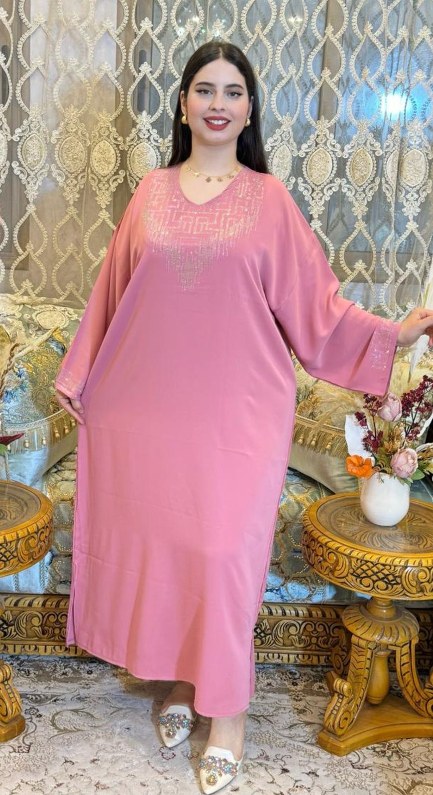 بيجامة طويلة نسائية فاخرة