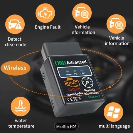 Appareil de diagnostic de voiture BLUETOOTH
