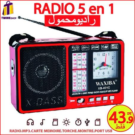 Radio WAXIBA 5 en 1