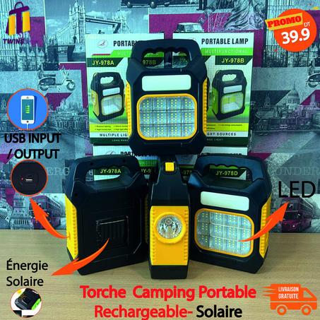 Torche Power Bank Projecteur مصباح محمول