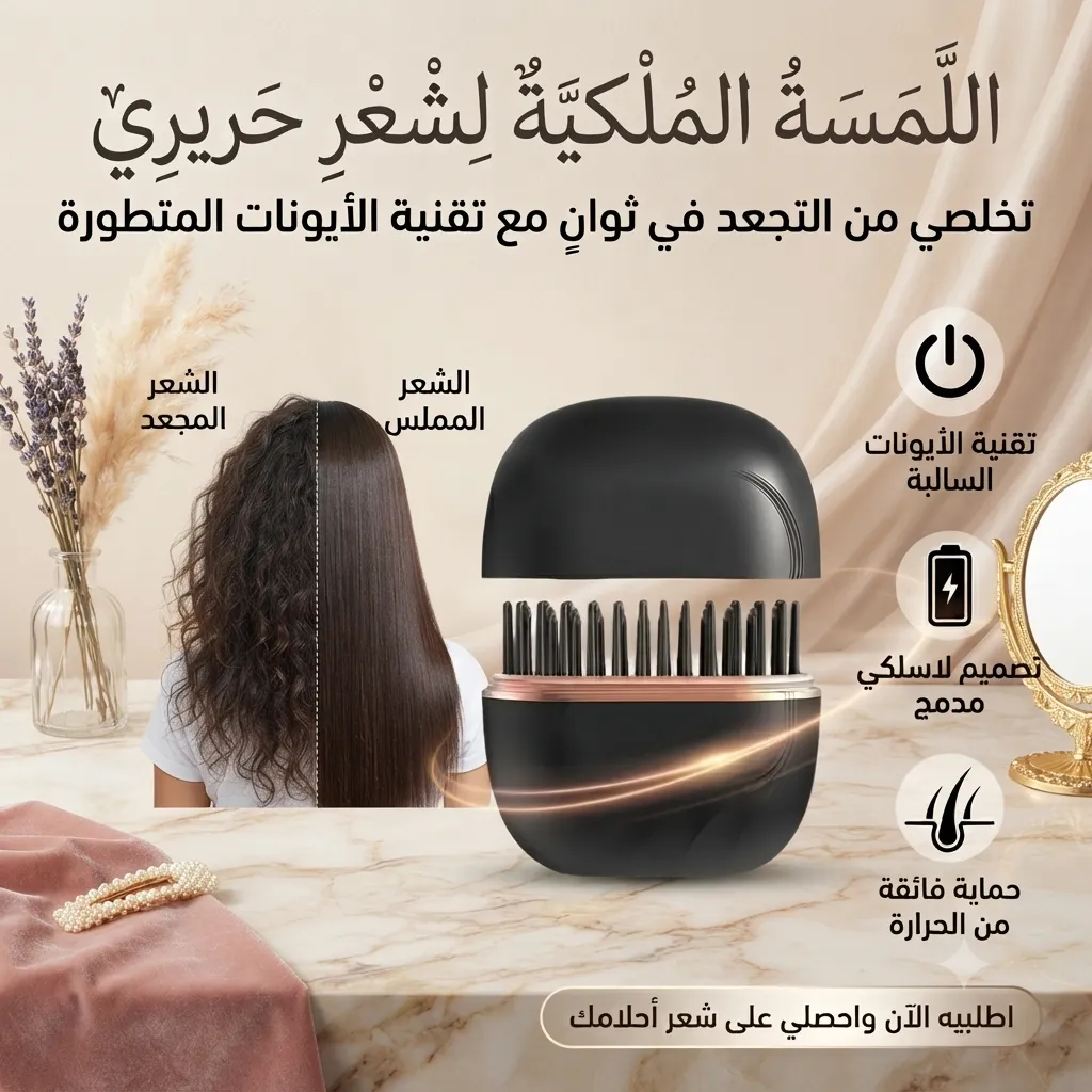 Mini Brosse Lissante portable
