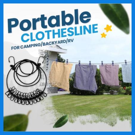 حبل الغسيل المطاطي