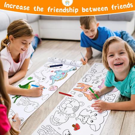 ورق رسم للأطفال متر3 Rouleau de Coloriage Enfant 3 mètres