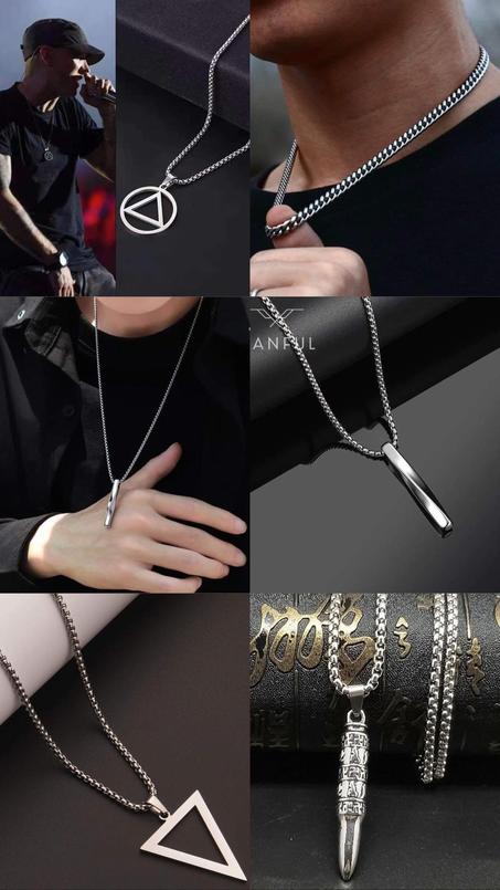 Collier Hommes Tendance 2025