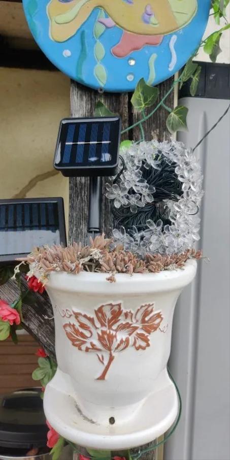 جديد شريط أضواء الساطعة يعمل بالطاقة الشمسية