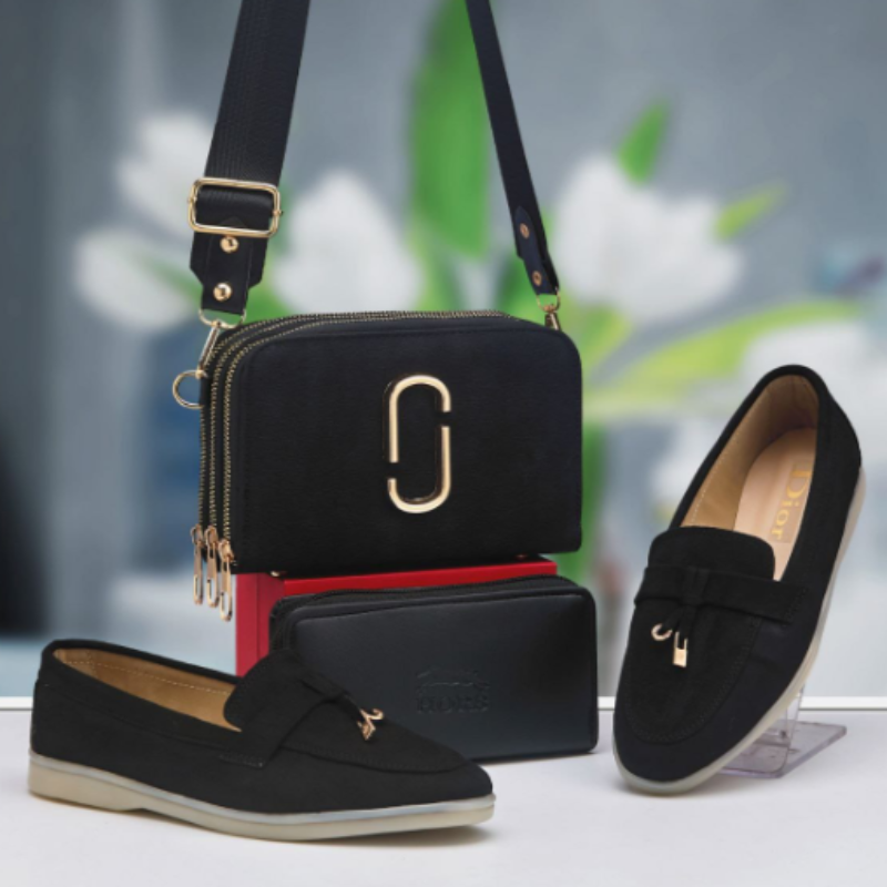 👜 حقيبتين و حذاء مريح وأنيق 🌟