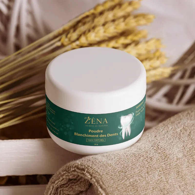 مسحوق تبييض الأسنان المبتكر من ZENA COSMETIC