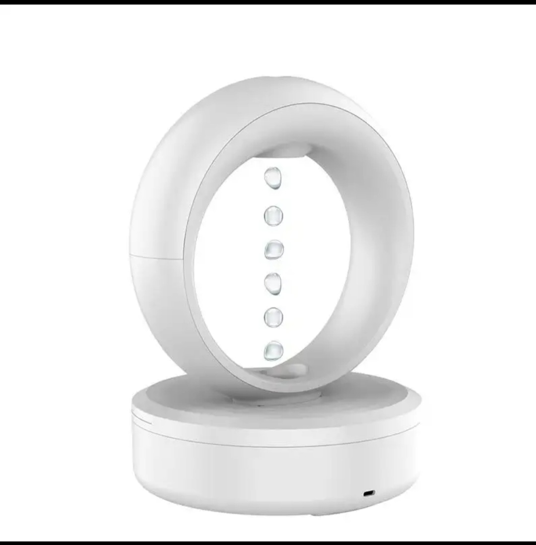 Humidificateur à Effet Anti-Gravité – 800 ml – LED & Diffuseur d’Arômes