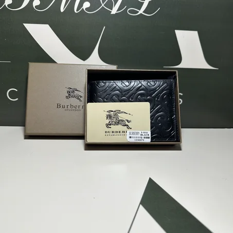 Porte-monnaie Burberry noir pour homme