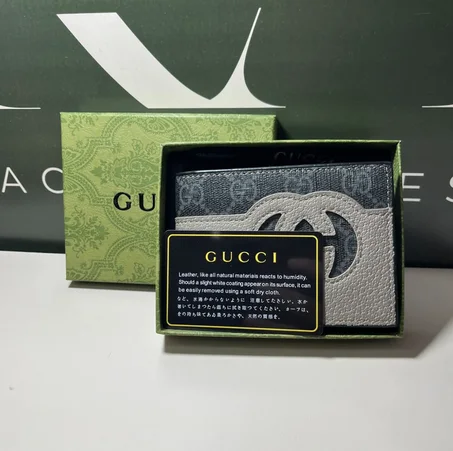 Porte-monnaie Gucci noir pour homme