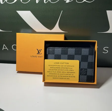 Porte-monnaie Louis Vuitton noir pour homme