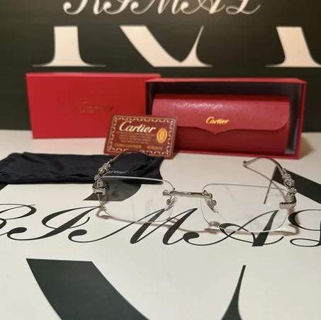 Lunettes Jaguar anti-lumière bleue avec boîte simple et packaging