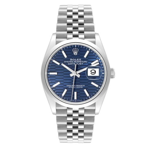 Montres Datejust Jubilee Cannelé Bleu