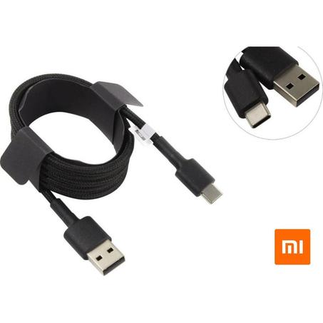 MI BRAIDED USB TYPE-C TO TYPE-C CABLE 100 Cm BLACK