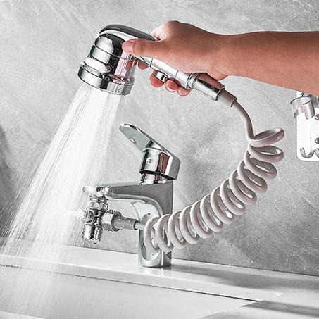 مجموعة راس الدش  تركب على الحنفية مع خرطوم الارتداد (فقط ب 16 ريال🔥 العرض مع التوصيل مجاني صالح اليوم فقط😱)