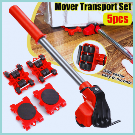 مجموعة ادواة نقل و ترتيب الأثاث 5 قطع (🔥 احصل عليه اليوم مع تخفيض 60% 🔥 فقط ب 15 دينار)
