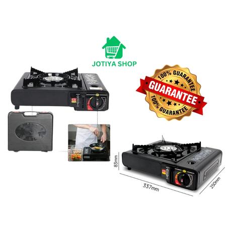 موقد محمول يعمل بغاز البوتان، مثالي للتخييم والرحلات والنزهات الخارجية