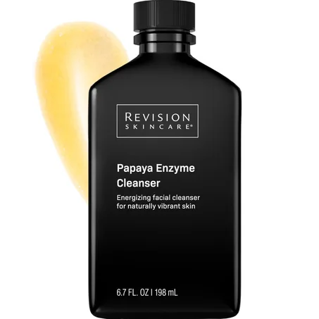 Revision Skincare Limpiador enzimático de papaya, elimina las impurezas, pule suavemente las células muertas de la piel y nutre la piel con vitaminas y minerales, deja la piel limpia y equili