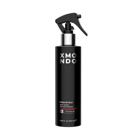 XMONDO Protector térmico Hair Forcefield: protege, estiliza, brillo | Protege hasta 500 °F y reduce el tiempo de secado