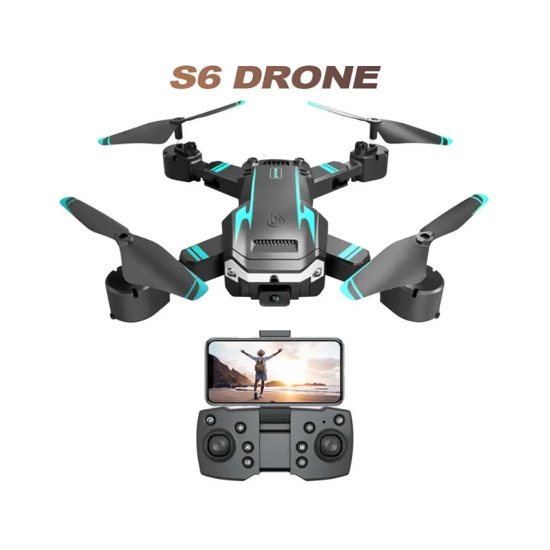 Drone S6 4K – Drone pliable avec caméra et stabilité