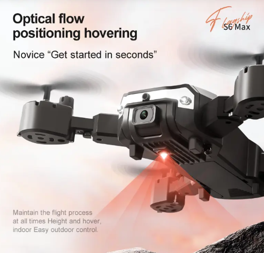 Drone S6 4K – Drone pliable avec caméra et stabilité